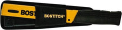 Stanley Bostitch - Manual Hammer Tacker - 1/4, 5/16, 3/8" Staples, 84 Lb Capacity, Yellow, Aluminum Die Cast - Benchmark Tooling