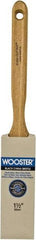 Wooster Brush - 1-1/2" Flat Hog Sash Brush - 2-11/16" Bristle Length, 5-1/8" Maple Fluted Handle - Benchmark Tooling