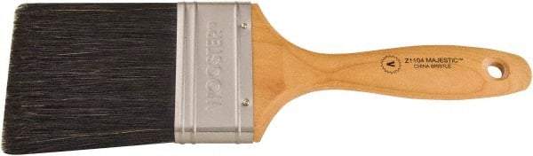 Wooster Brush - 3" Flat Hog Varnish Brush - 3-7/16" Bristle Length, 5-1/8" Maple Beavertail Handle - Benchmark Tooling