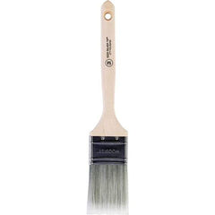 Wooster Brush - 2" Flat Synthetic Sash Brush - 2-11/16" Bristle Length, 7-3/4" Wood Fluted Handle - Benchmark Tooling