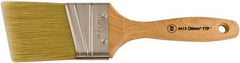Wooster Brush - 2-1/2" Angled Synthetic Varnish Brush - 2-15/16" Bristle Length, 5-7/8" Maple Beavertail Handle - Benchmark Tooling