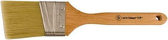 Wooster Brush - 2-1/2" Angled Synthetic Sash Brush - 2-15/16" Bristle Length, 7-7/8" Maple Fluted Handle - Benchmark Tooling