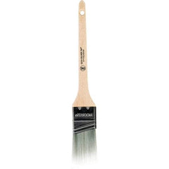 Wooster Brush - 1-1/2" Angled Synthetic Sash Brush - 2-3/16" Bristle Length, 7-1/4" Wood Rattail Handle - Benchmark Tooling