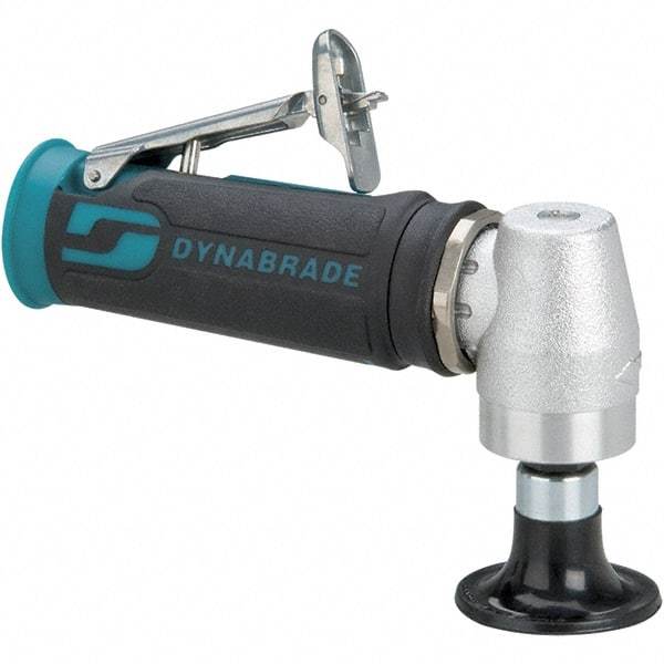 Dynabrade - 2" Max Disc, 15,000 RPM, Pneumatic Handheld Disc Sander - 25 CFM, 1/4" Inlet, 0.4 hp, 90 psi, Includes Wrench & Disc Sander - Benchmark Tooling