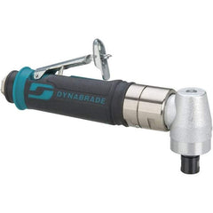Dynabrade - 1/4" Collet, Angle Handle, Air Angle Die Grinder - 3,200 RPM, Rear Exhaust, 26 CFM, 0.4 hp, 90 psi, 1/4 NPT Inlet - Benchmark Tooling