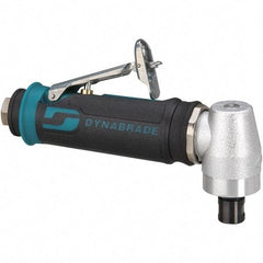 Dynabrade - 1/4" Collet, Angle Handle, Air Angle Die Grinder - 20,000 RPM, Rear Exhaust, 26 CFM, 0.4 hp, 90 psi, 1/4 NPT Inlet - Benchmark Tooling