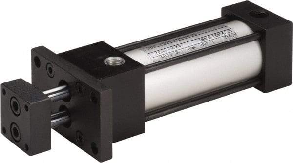 Norgren - 6" Stroke x 1-1/2" Bore Double Acting Air Cylinder - 1/4 Port, 250 Max psi, -20 to 200°F - Benchmark Tooling