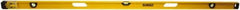 DeWALT - Magnetic 78" Long 3 Vial I-Beam Level - Aluminum, Yellow - Benchmark Tooling