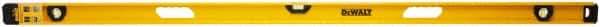 DeWALT - 72" Long 3 Vial I-Beam Level - Aluminum, Yellow - Benchmark Tooling