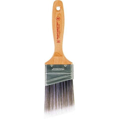 Wooster Brush - 2-1/2" Angled Nylon/Polyester Varnish Brush - 2-15/16" Bristle Length, 6-1/2" Maple Beavertail Handle - Benchmark Tooling