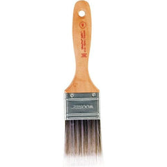 Wooster Brush - 2" Flat Nylon/Polyester Varnish Brush - 2-11/16" Bristle Length, 6-1/2" Maple Beavertail Handle - Benchmark Tooling