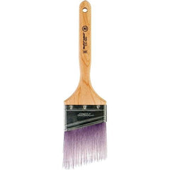 Wooster Brush - 3" Angled Synthetic Sash Brush - 3-3/16" Bristle Length, 7.77" Maple Fluted Handle - Benchmark Tooling