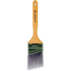 Wooster Brush - 2-1/2" Angled Synthetic Sash Brush - 2-15/16" Bristle Length, 7.77" Maple Fluted Handle - Benchmark Tooling