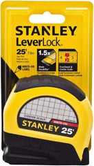 Stanley - 25' x 1" Tape Measure - 1/16" Graduation - Benchmark Tooling