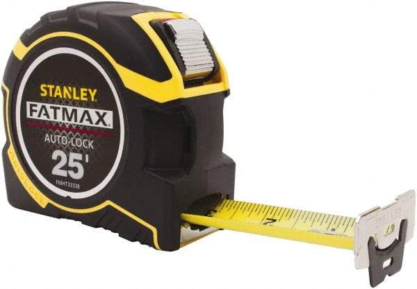 Stanley - 25' x 1-1/4" Tape Measure - 1/16" Graduation - Benchmark Tooling