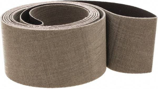 3M - 2" Wide x 132" OAL, A100 Grit, Aluminum Oxide Abrasive Belt - Aluminum Oxide, Coated, Cloth Backing, Dry, Series 237AA - Benchmark Tooling