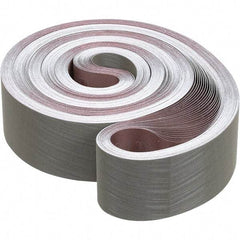 3M - 3" Wide x 132" OAL, A30 Grit, Aluminum Oxide Abrasive Belt - Aluminum Oxide, Coated, Cloth Backing, Wet, Series 307EA - Benchmark Tooling