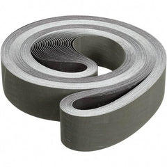 3M - 3" Wide x 132" OAL, A16 Grit, Aluminum Oxide Abrasive Belt - Aluminum Oxide, Coated, Cloth Backing, Dry, Series 237AA - Benchmark Tooling