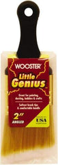 Wooster Brush - 2" Flat Synthetic General Purpose Paint Brush - 2-3/16" Bristle Length, 2-1/2" Plastic Short Handle - Benchmark Tooling