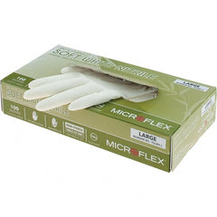 Disposable Gloves: Nitrile White, Textured Fingers