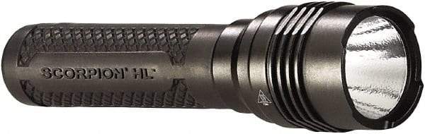 Streamlight - White LED Bulb, 725 Lumens, Industrial/Tactical Flashlight - Black Aluminum Body, 2 CR123A Lithium Batteries Included - Benchmark Tooling