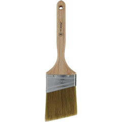 Wooster Brush - 3" Angled Hog Sash Brush - 3-3/16" Bristle Length, 7-1/8" Plastic Fluted Handle - Benchmark Tooling