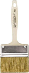 Wooster Brush - 3" Flat Hog Chip Brush - 1-11/16" Bristle Length, 5" Plastic Beavertail Handle - Benchmark Tooling