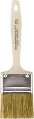 Wooster Brush - 2" Flat Hog Chip Brush - 1-11/16" Bristle Length, 4-7/8" Plastic Beavertail Handle - Benchmark Tooling