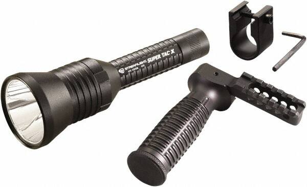 Streamlight - White LED Bulb, 200 Lumens, Industrial/Tactical Flashlight - Black Aluminum Body, 2 CR123A Lithium Batteries Included - Benchmark Tooling
