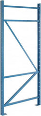 Steel King - 56,860 Lb Capacity Heavy-Duty Framing Upright Pallet Storage Rack - 4" Wide x 144" High x 48" Deep, Powder Coat Blue - Benchmark Tooling