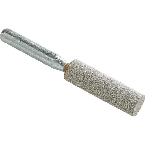 WALTER Surface Technologies - 3/8" Head Diam, Cylinder End, Silicon Carbide Mounted Point - Orange, Fine Grade, 37,210 RPM - Benchmark Tooling