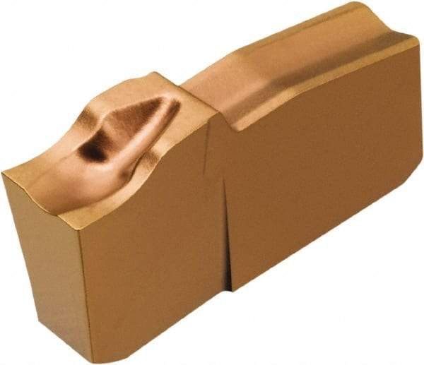 Sandvik Coromant - L151.230 5F 1125 Grade, 0.1181" Cutting Width, Carbide Cutoff Insert - 8° Left Hand Lead Angle, 0.0039" Cnr Rad, TiAlN Coated - Benchmark Tooling