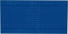 Triton - 24" Wide x 24" High Industrial Steel Tool Peg Board System - 2 Panels, Steel, Blue - Benchmark Tooling