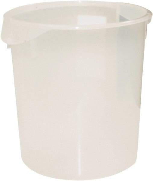 Rubbermaid - Round, Clear Polypropylene Food Storage Container - 14" High x 13.1" Wide - Benchmark Tooling