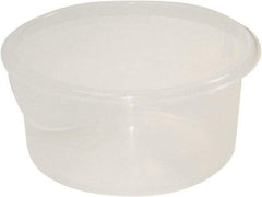 Rubbermaid - Round, Clear Polypropylene Food Storage Container - 7.6" High x 10" Wide - Benchmark Tooling