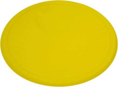 Rubbermaid - 10.3" Wide, Round Polyethylene Lid - Use with FG572300, FG572324, FG572400, FG572424 - Benchmark Tooling