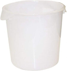 Rubbermaid - Round, White Polyethylene Food Storage Container - 11.9" High x 13.1" Wide - Benchmark Tooling