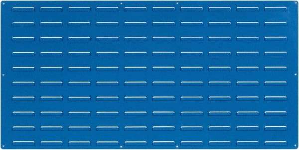 Triton - 48" Wide x 24" High, Blue Louvered Bin Panel - Use with LocBin - Benchmark Tooling