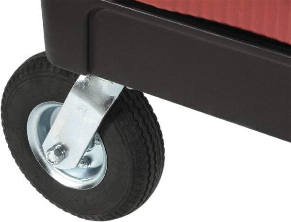 Rubbermaid - 8" High, Cart Caster Kit - Use with FG450088, FG451288, FG451388, FG452010, FG452088, FG453288, FG453388, FG454600, FG454610, FG454888 - Benchmark Tooling