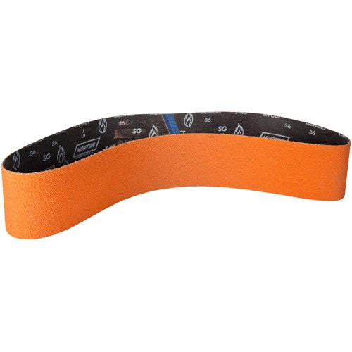 4″ × 54″ SG Blaze R980P Narrow Belt 80 Grit Ceramic Alumina - Benchmark Tooling