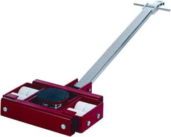 GKS - 44,000 Lb Capacity Steel Machine Dolly - 28.7" Long x 29.4" Wide x 7.1" High, 5-1/2" Wheels - Benchmark Tooling