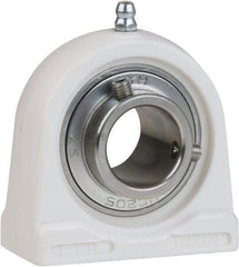 Value Collection - 5/8" ID, 2-7/8" OAL x 2-19/32" OAH Tapped Base - 1,495 Lb Static Cap, 2,877 Lb Dyn Cap, 2" Btw Mnt Hole Ctrs, 1-5/16" Base-to-Ctr Ht, Thermoplastic - Benchmark Tooling