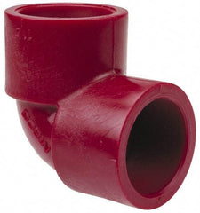 NIBCO - 1" PVDF Plastic Pipe 90° Elbow - Schedule 80, S x S End Connections - Benchmark Tooling