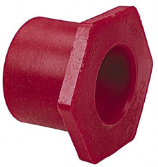 NIBCO - 1-1/2 x 1" PVDF Plastic Pipe Flush Socket Reducer Bushing - Schedule 80, SPIG x S End Connections - Benchmark Tooling
