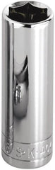 SK - 1/4", 1/4" Drive, Deep Hand Socket - 6 Points, Steel, Chrome Finish - Benchmark Tooling