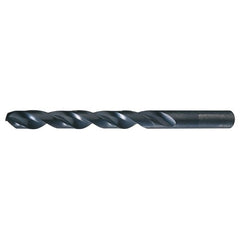 X RHS / RHC HSS 135 Degree Split Point Heavy Duty Jobber Length Drill - Steam Oxide - Exact Industrial Supply