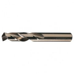 #45 RHS / RHC HSS-CO 8% (M42) 135 Degree Split Point Heavy Duty Cobalt Screw Machine Drill - Straw / Gold Oxide - Benchmark Tooling