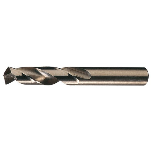 #5 RHS / RHC HSS-CO 8% (M42) 135 Degree Split Point Heavy Duty Cobalt Screw Machine Drill - Straw / Gold Oxide - Exact Industrial Supply