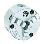 6" 3-Jaw Plain Back Solid Jaw Chuck - Front Mount - Benchmark Tooling