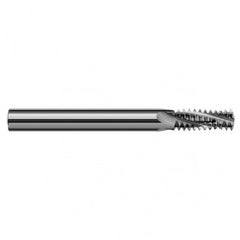 ‎0.6200″ Cutter Diameter × 1.3750″ (1-3/8″) Length of Cut Carbide Multi-Form 7/8″-9 Thread Milling Cutter, 4 Flutes - Benchmark Tooling